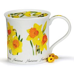 Spring Flowers Daffodil Bute Shape Mug