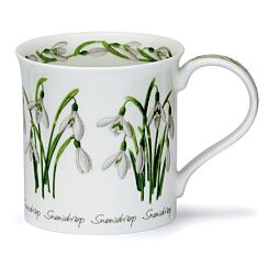 Spring Flowers Snowdrop Bute Shape Mug