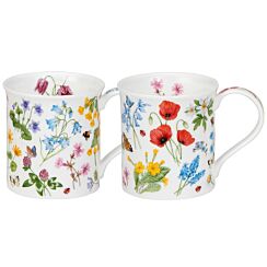 Wild Flowers Bute Set Of 2 Mugs