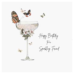 Sparkling Friend Luxury Birthday Card