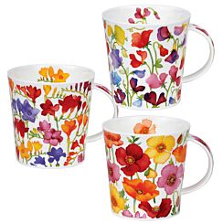 Floral Fiesta Cairngorm Set Of 3 Mugs