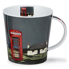 Highland Retreat Phonebox Cairngorm Shape Mug