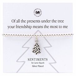 Of All the Presents Under the Tree Sentiment Bracelet