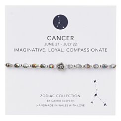 Cancer Zodiac Sentiment Bracelet