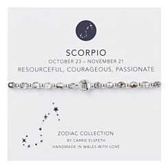 Scorpio Zodiac Sentiment Bracelet