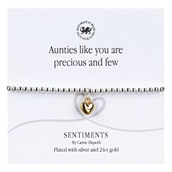 ‘Aunties Like You’ Sentiment Bracelet