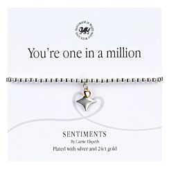 ‘You’re One In A Million’ Sentiment Bracelet