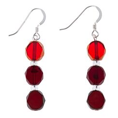 Red Bohemian Earrings