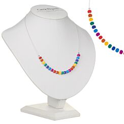 Rainbow Carnival Links Necklace