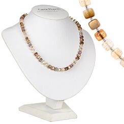 Sandstone Cubes Full Necklace