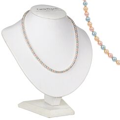 Multi Pearl Single Strand Necklace