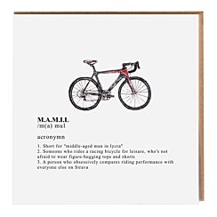 Country Gent ‘MAMIL’ Cyclist Card