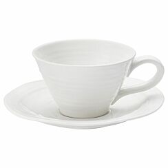 White Tea Cup & Saucer