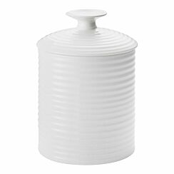 White Medium Storage Jar