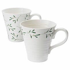 Mistletoe Amor Set of Two Mugs