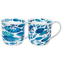 Go Fish Cumbrae Set Of 2 Mugs