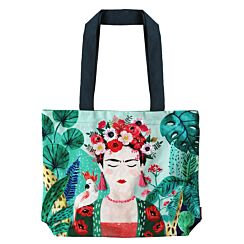 Frida Kahlo Canvas Shopper Bag