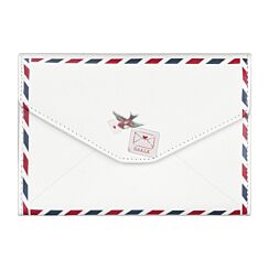 Paper Plane Envelope Travel Wallet