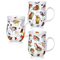 Animal Life Suffolk Set of 3 Mugs