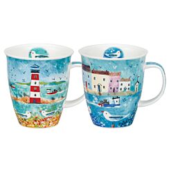 Beside The Sea Nevis Set of 2 Mugs