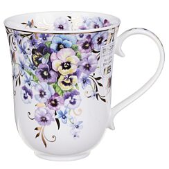 Vintage Garden Pansy Braemar Shape Mug