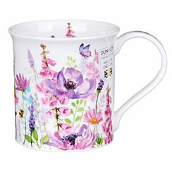 Meadow Breeze Purple Bute Shape Mug