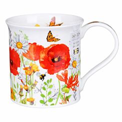 Meadow Breeze Red Bute Shape Mug