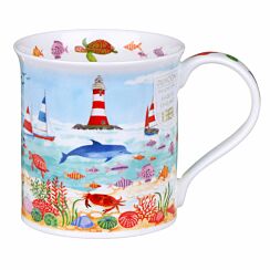 Ocean Paradise Lighthouse Bute Shape Mug