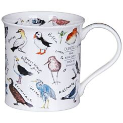 Birdlife Coastal Birds Bute Shape Mug 