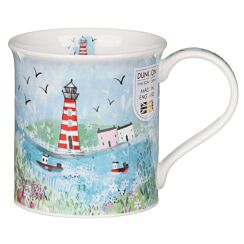 Seaside Cove Lighthouse Bute Shape Mug