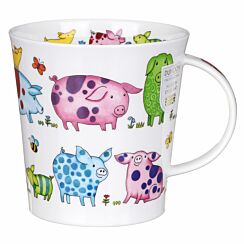 Bright Bunch Pig Cairngorm Shape Mug