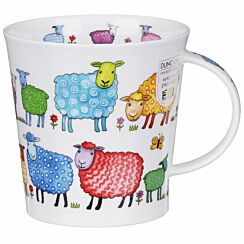 Bright Bunch Sheep Cairngorm Shape Mug