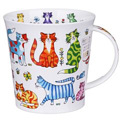 Colourful Crew Cat Cairngorm Shape Mug