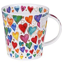 Dazzle Hearts Cairngorm Shape Mug