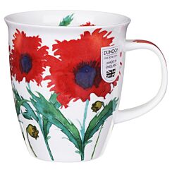 Flora Poppy Nevis shape Mug