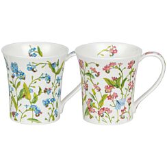 Forget-me-nots Jura Set of 2 Mugs