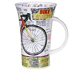 Bike Anatomy Glencoe Shape Mug