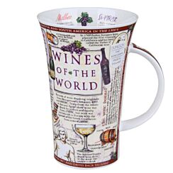 Wines of the World Glencoe Shape Mug