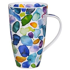 Blobs! Blue Henley Shape Mug