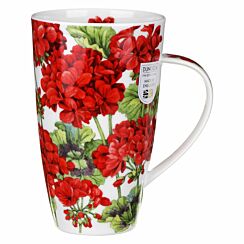 Geraniums Henley Shape Mug