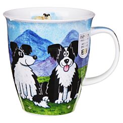 Highland Animals Collie Nevis Shape Mug