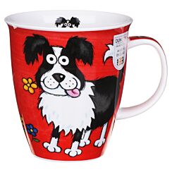 Highland Gang Collie Nevis Shape Mug