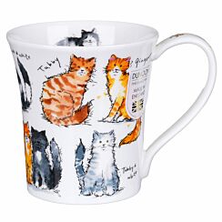 Messy Cats Jura Shape Mug