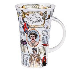 Life & Reign of Queen Elizabeth II Glencoe Shape Mug