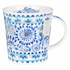 Delft Blue Chrysanthemum Lomond Shape Mug