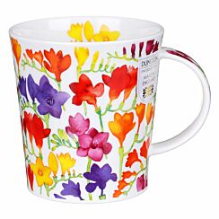 Floral Fiesta Freesia Lomond Shape Mug