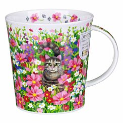 Garden Cats Tabby Lomond Shape Mug