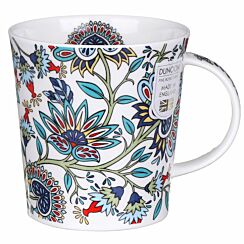 Jacobean White Lomond Shape Mug