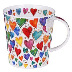 Dazzle Hearts Lomond Shape Mug