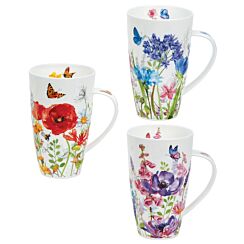 Meadow Breeze Henley Set of 3 Mugs